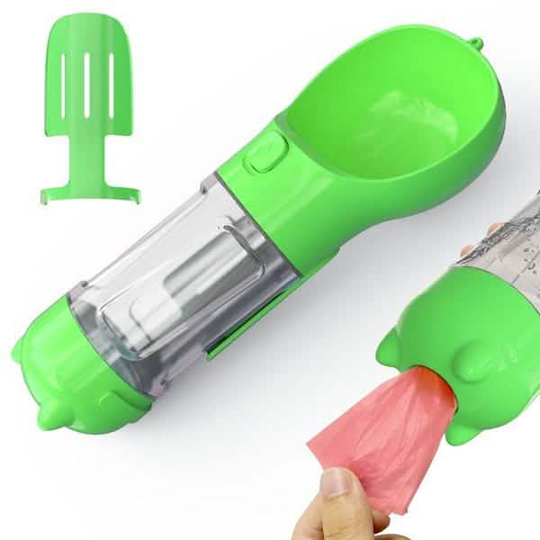 4-in-1 Portable Dog Water Bottle Dispenser
